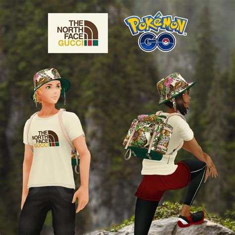 north face gucci pokemon go code|north face x gucci sale.